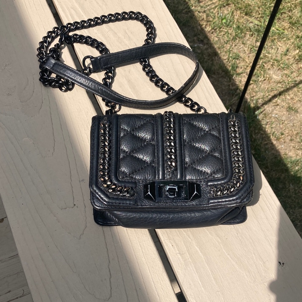 Rebecca Minkoff Black Studded Crossbody Bag